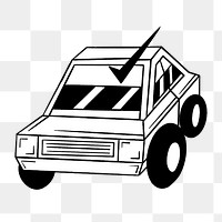 Png car dealing  illustration, transparent background