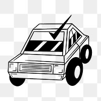 Png car dealing  illustration, transparent background