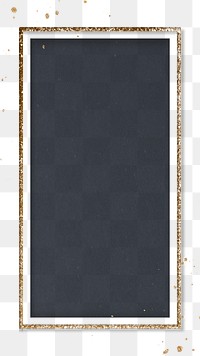 Black rectangle png shape, transparent background