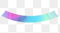 Gradient paper banner png, transparent background