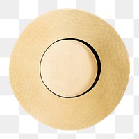 Women's sunhat png sticker, travel fashion illustration, transparent background