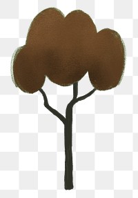 Autumn tree png sticker, nature & environment illustration, transparent background