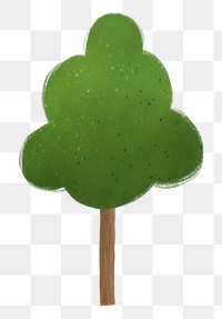 Tree png sticker, nature & environment illustration, transparent background