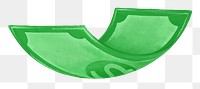 Dollar bill png, money & finance illustration, transparent background