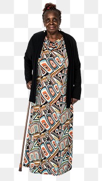 Congolese woman png, transparent background