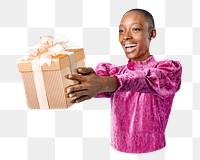 Holiday png special gifting , transparent background