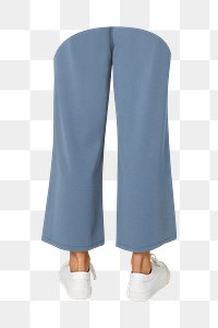 wide leg pants png, loose fit, transparent background