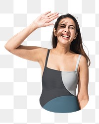 Png one-pieces swimsuit, transparent background