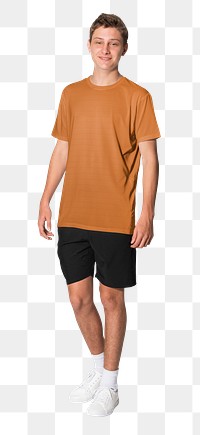 Men's tee png, teen’s fashion transparent background