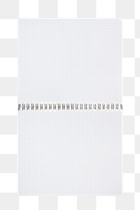 Png open notebook, isolated object, transparent background