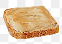 Peanut butter toasted png, transparent background png, transparent background