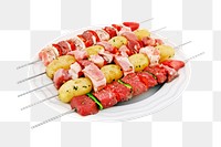 Barbeque png collage element, transparent background