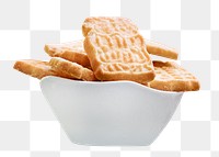 Biscuit png collage element on transparent background