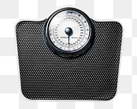 Png weight scale, isolated object, transparent background