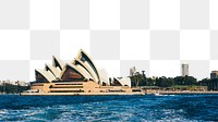 PNG Sydney Opera House border, transparent background