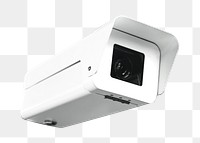 Surveillance camera png, transparent background