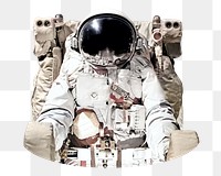 Astronomy astronaut png, transparent background