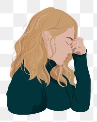 Mental health png illustration, transparent background