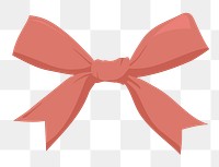 Cute bow png sticker, cute illustration, transparent background