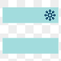 Png winter copyspace element, transparent background