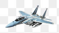 Army combat aircraft png, transparent background