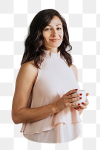 Woman png element, transparent background