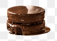 Chocolate cake png, food element, transparent background