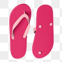 Flip flop png summer essential transparent background