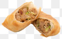 PNG Fried spring roll sandwich bread food. AI generated Image by rawpixel.