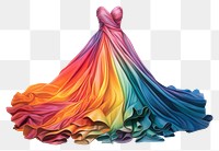 PNG Dress fashion gown quinceañera. AI generated Image by rawpixel.
