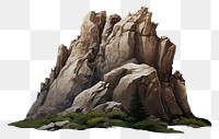 PNG Mountain rock wilderness outdoors. AI generated Image by rawpixel.