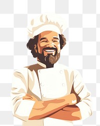 PNG Happy cook portrait adult smile. AI generated Image by rawpixel.
