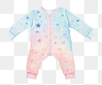 PNG Galaxy pajamas white background coathanger sweatshirt. 