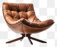 PNG Chair furniture armchair brown. 