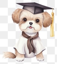 PNG Puppy graduation education student. 