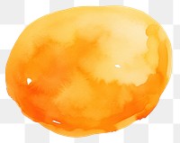 PNG Orange blob white background produce apricot. AI generated Image by rawpixel.