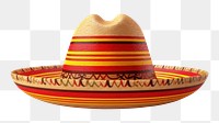 PNG Sombrero hat white background headwear. 
