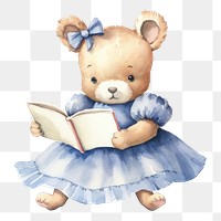 PNG Reading cute book baby. AI generated Image by rawpixel.