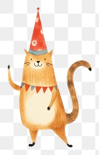 PNG Cat dance party animal mammal pet. AI generated Image by rawpixel.