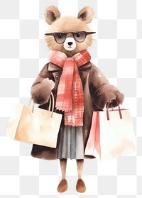 PNG Shopping fashion cartoon cute. AI generated Image by rawpixel.