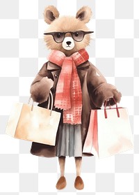 PNG Shopping fashion cartoon cute. 