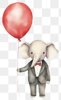 PNG Elephant balloon animal cartoon. 