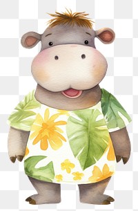 PNG Hippo cartoon nature cute. 