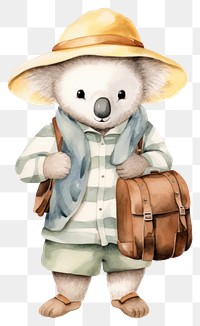 PNG Koala cartoon cute toy. AI generated Image by rawpixel.