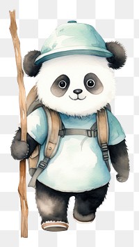 PNG Panda cartoon nature cute. 