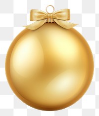 PNG Christmas Ball gold christmas jewelry