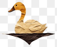PNG Art animal paper duck. AI generated Image by rawpixel.