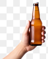 PNG Beer holding bottle glass. 