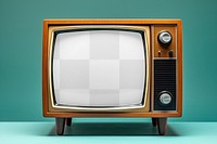 Retro TV screen png mockup, transparent design