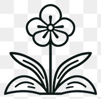 PNG Snowdrop spring symbol drawing sketch. AI generated Image by rawpixel.